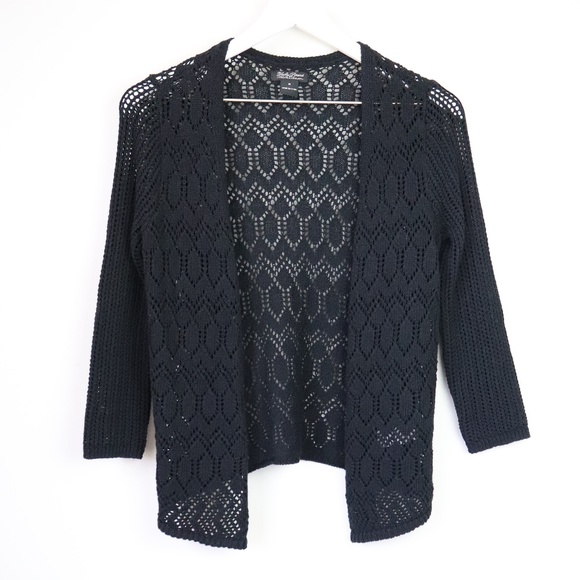 Lucky Brand Sweaters - Lucky Brand Sheer Lightweight Open Cardigan